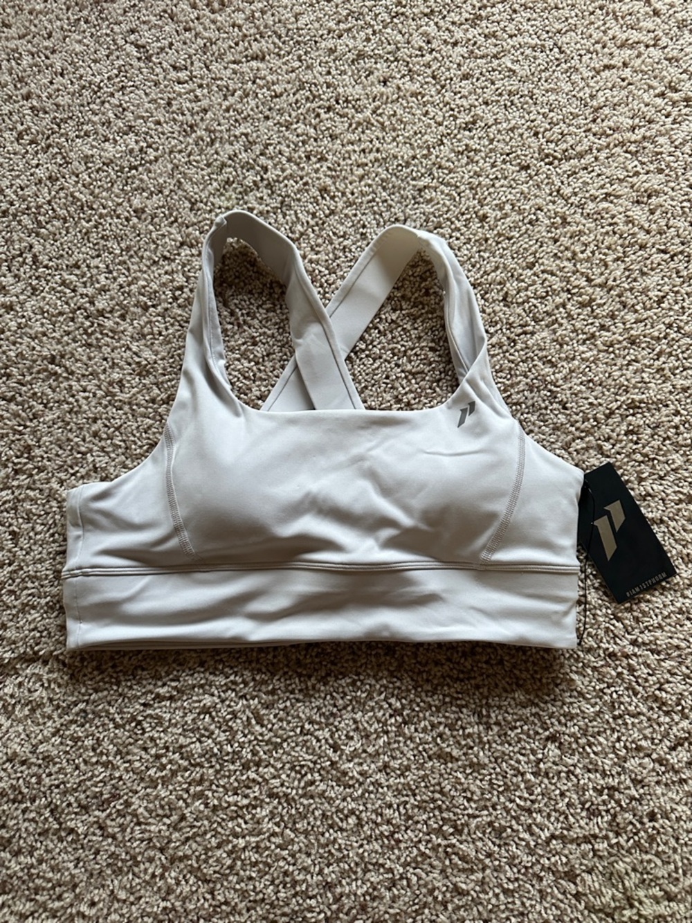Crossback Sports Bra - Off-White